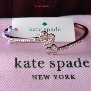  Kate Spade New York Yours Truly Pave Heart Drop